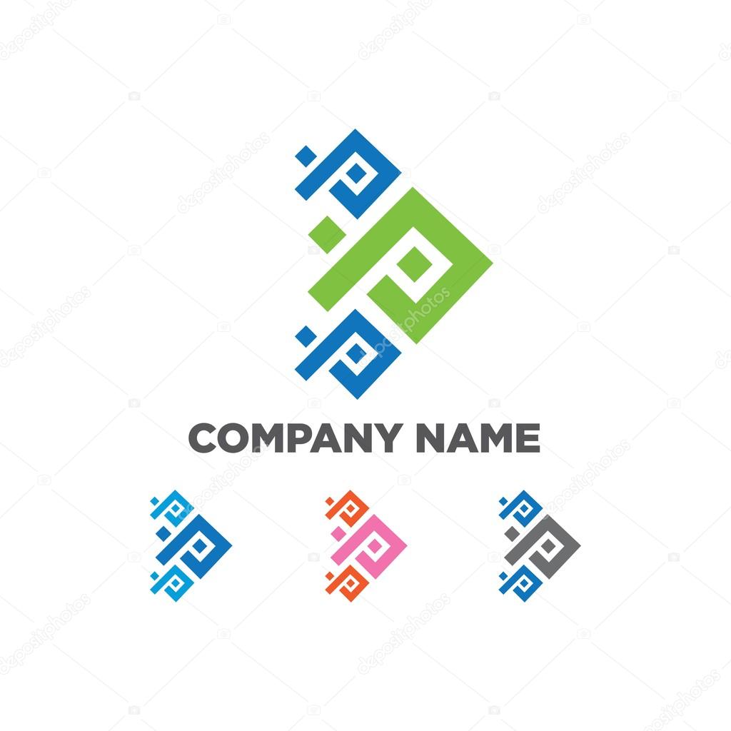 Real estate building property logo company