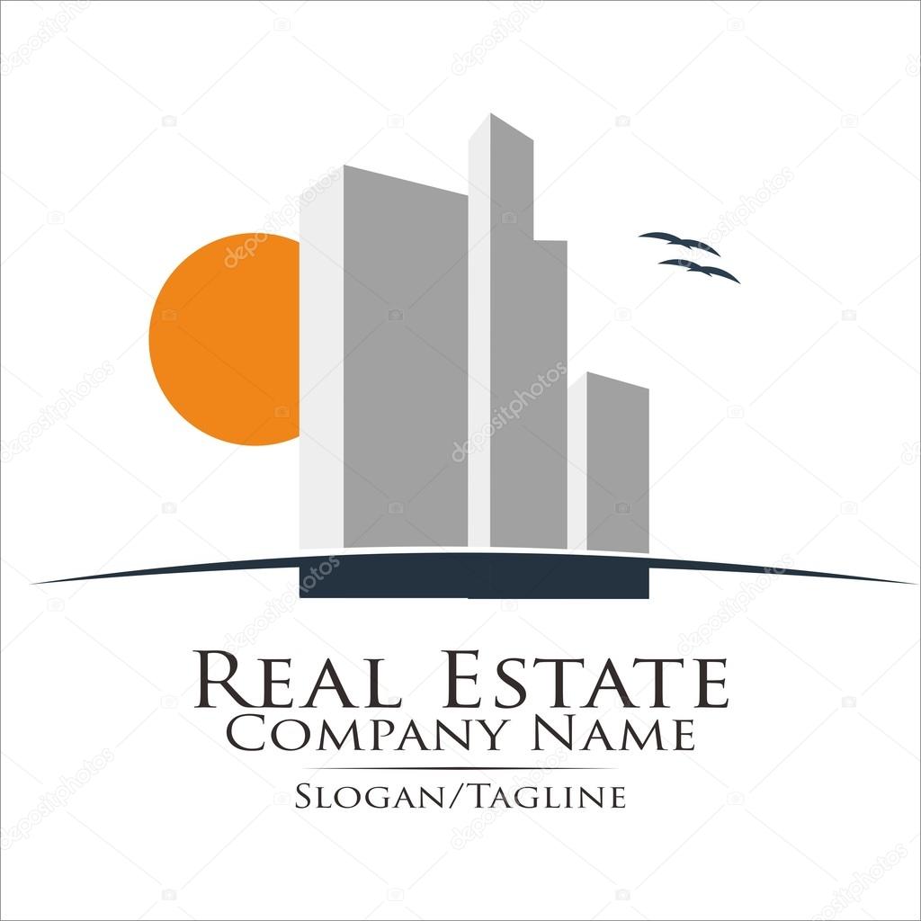 Real estate building property logo company