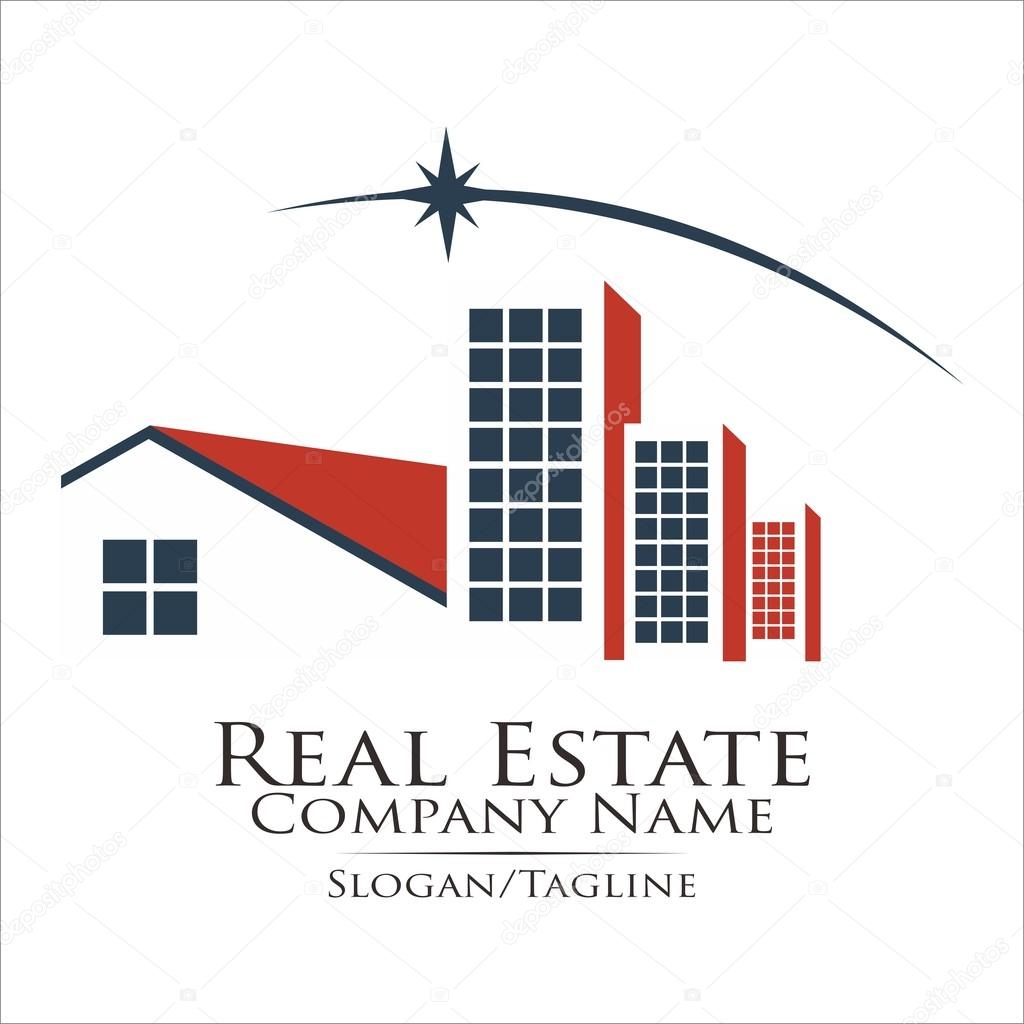 Real estate building property logo company