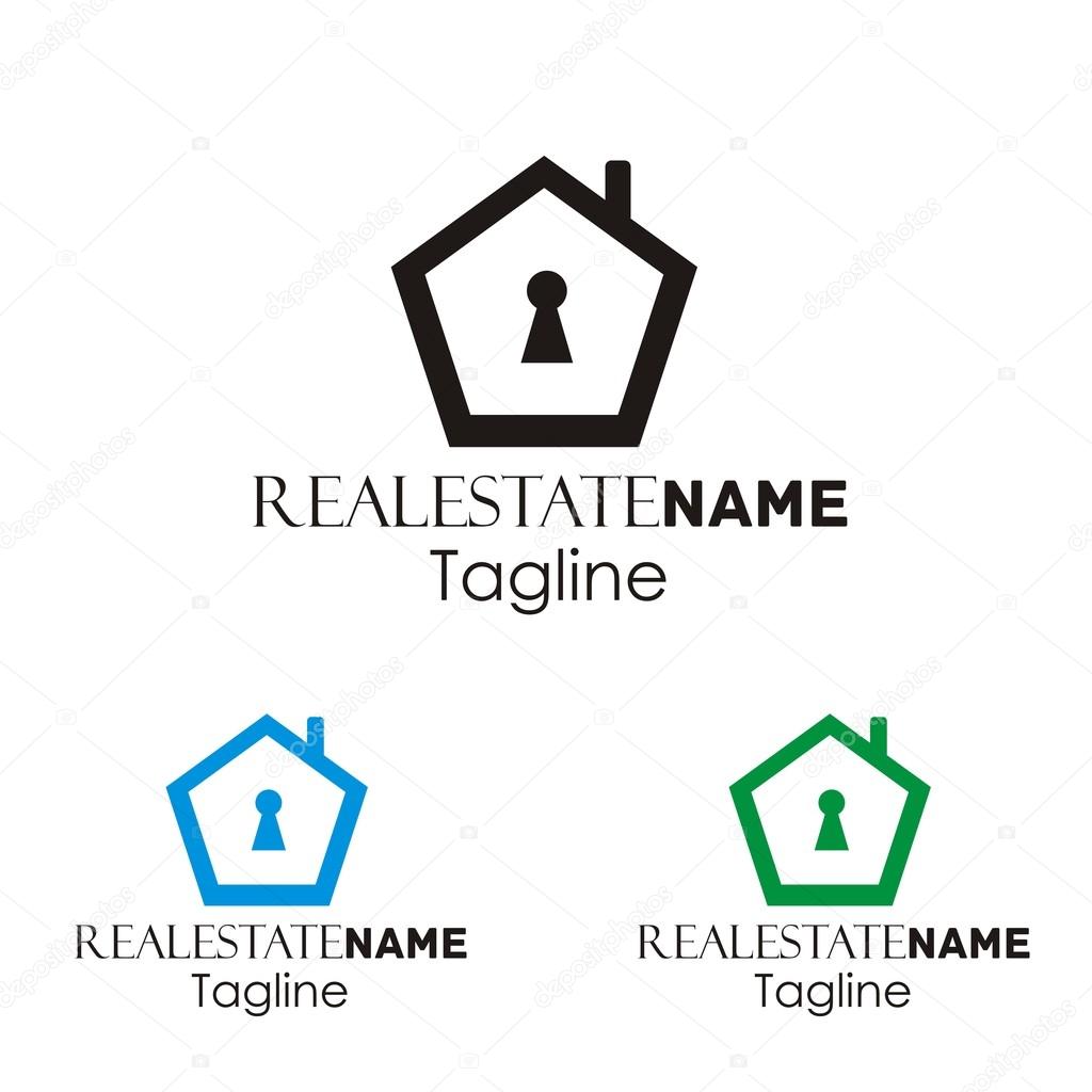 Real estate building property logo company