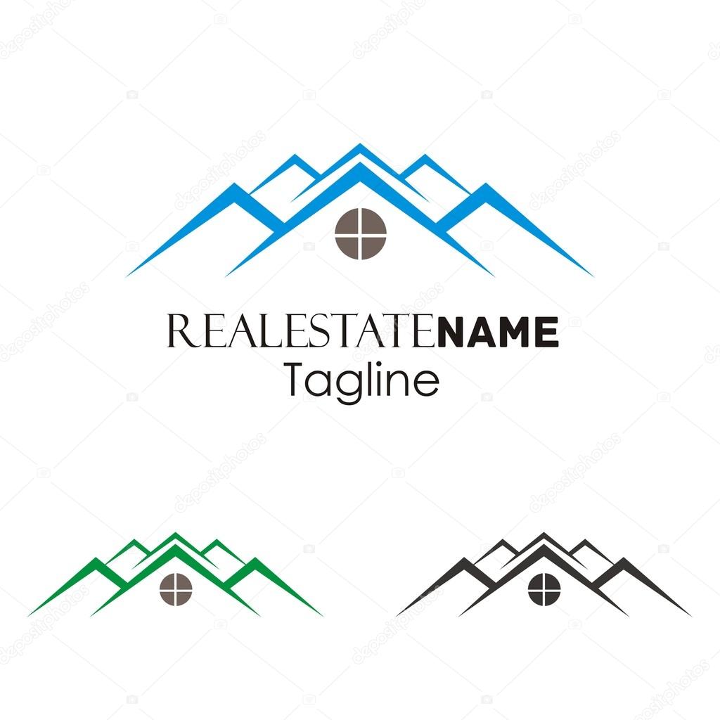 Real estate building property logo company