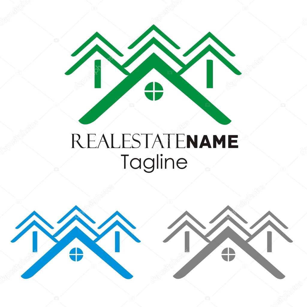 Real estate building property logo company