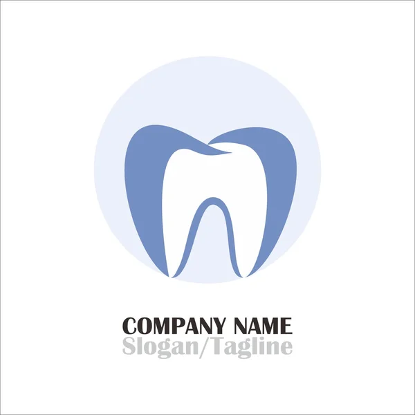 Odontólogo Odontología Dental Doctor Clinic Logo — Archivo Imágenes Vectoriales