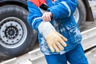 Senin el korumak için iş giyim eldiven