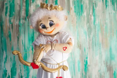 St. Valentine's Day. Eros aşk okları ile