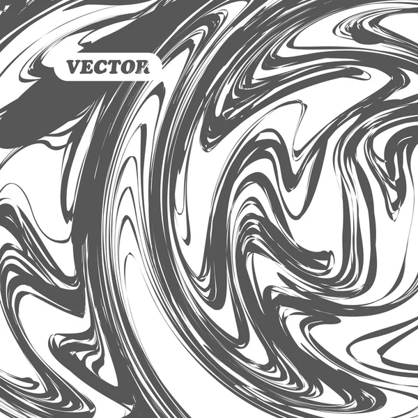 Gris fantasía ondas abstracto — Vector de stock