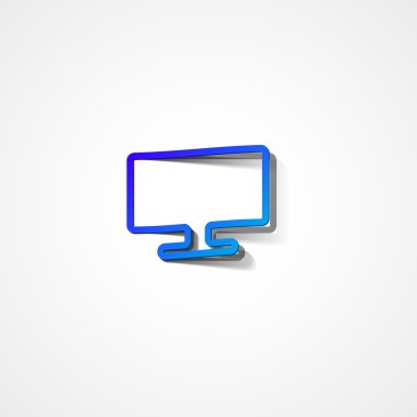 monitör web simgesi