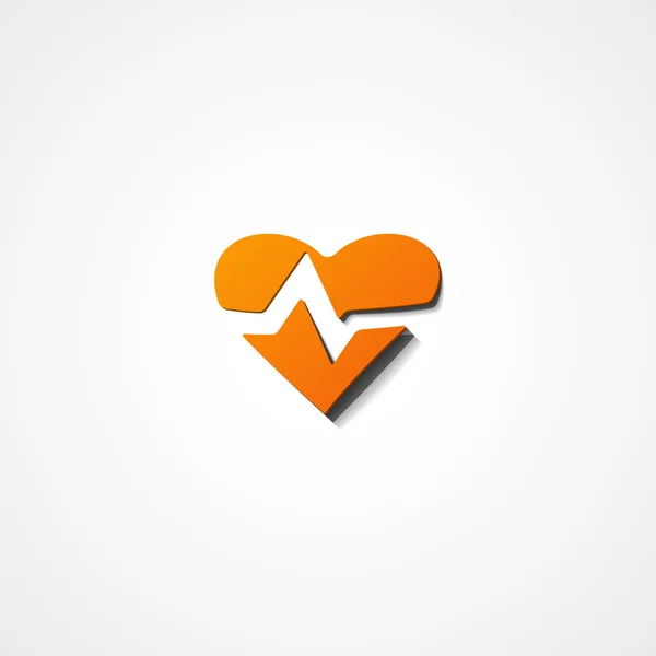 Heart Rate web icon — Stock Vector