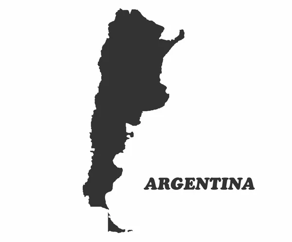 Konzeptkarte von Argentinien — Stockvektor