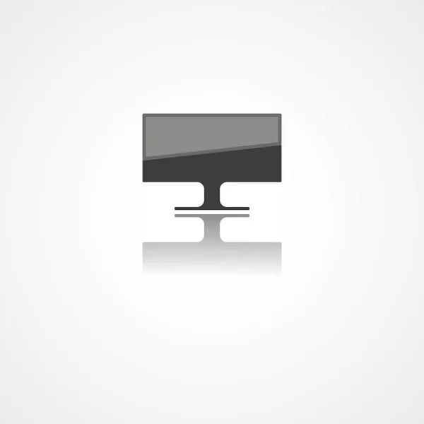 Monitora icona web — Vettoriale Stock