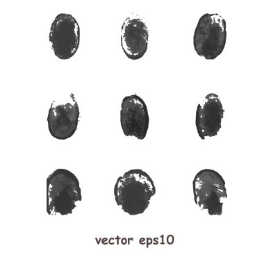 Beyaz arka plan üzerinde izole parmak kümesi