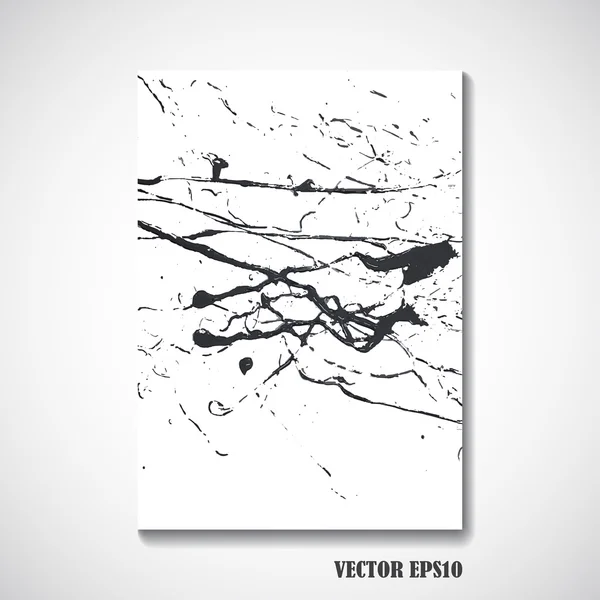 Abstrakte Flecken im Broschüren-Design — Stockvektor