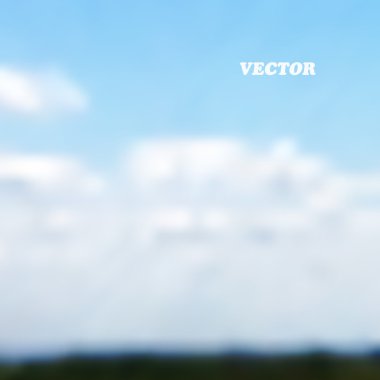 çayır bulutlar ile mavi gökyüzü altında