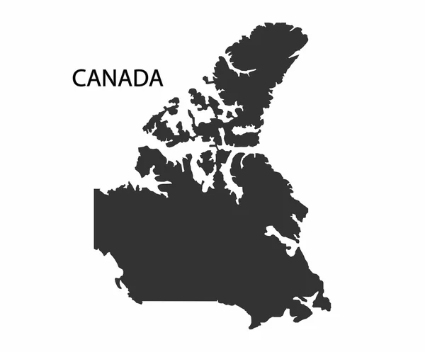 Концептуальная карта Канады — стоковый вектор