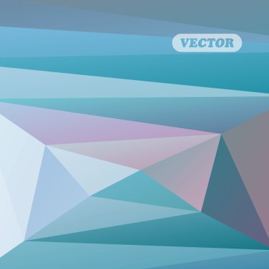 Soyut renkli üçgenler