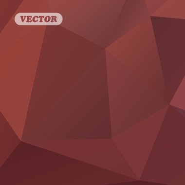 Soyut renkli üçgenler