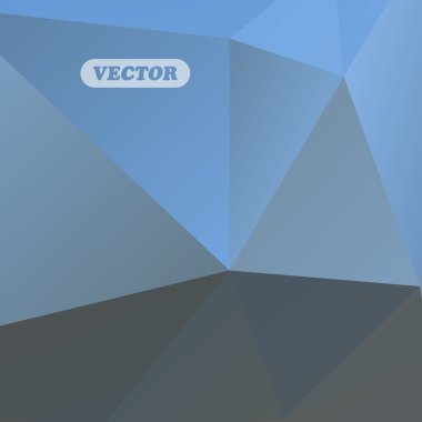 Soyut renkli üçgenler