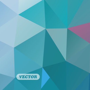 Soyut renkli üçgenler