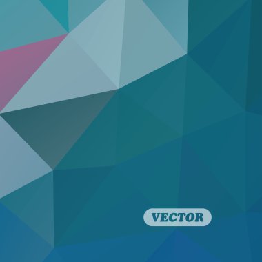 Soyut renkli üçgenler