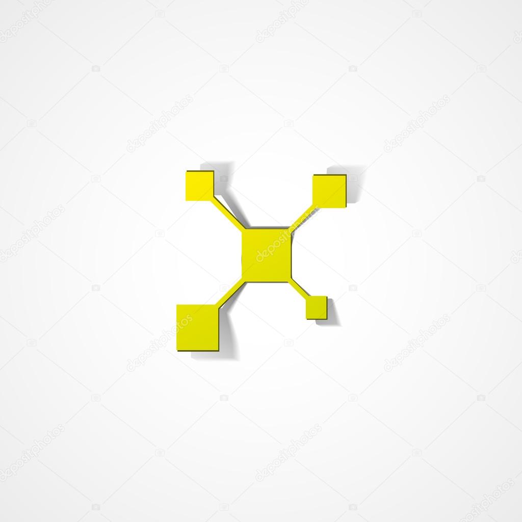 Molecule web icon