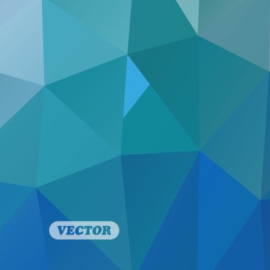 Soyut renkli üçgenler