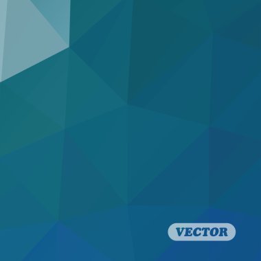 Soyut renkli üçgenler