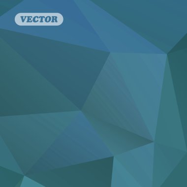 Soyut renkli üçgenler