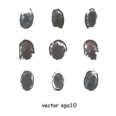 Beyaz arka plan üzerinde izole parmak kümesi