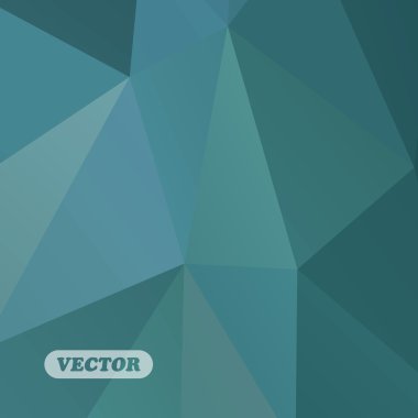 Soyut renkli üçgenler