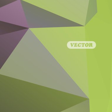 Soyut renkli üçgenler