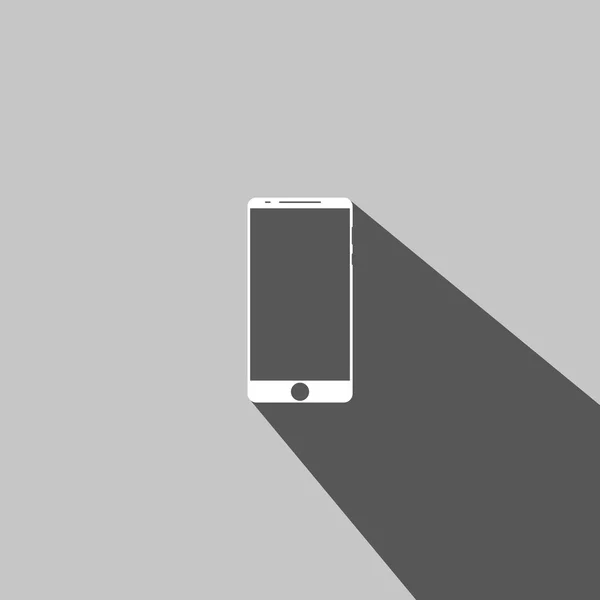 Icône web de téléphone portable à écran tactile — Image vectorielle