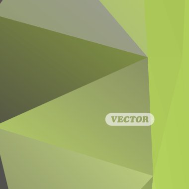 Soyut renkli üçgenler