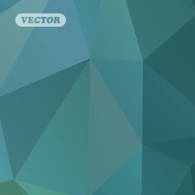 Soyut renkli üçgenler