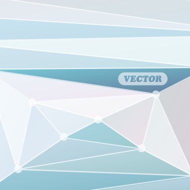 Soyut renkli üçgenler