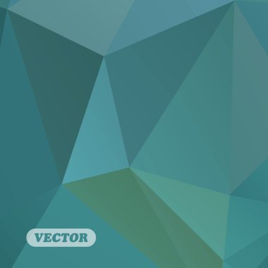 Soyut renkli üçgenler