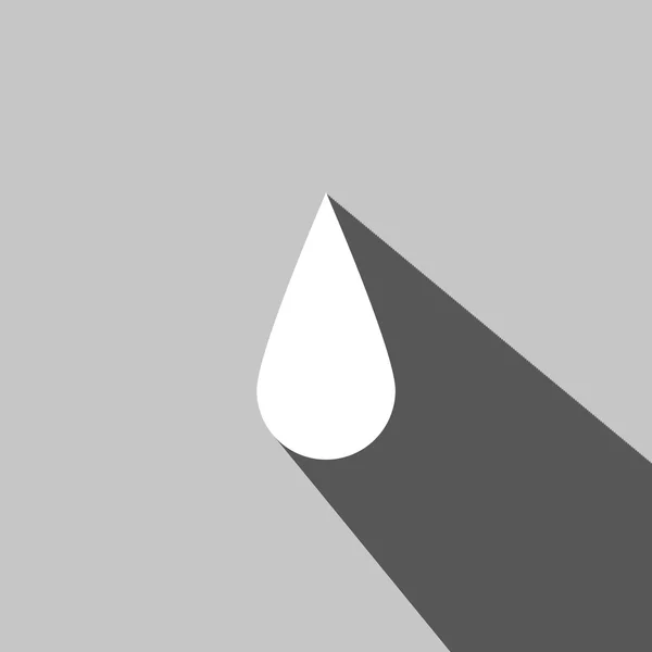 Gota de agua icono web — Vector de stock