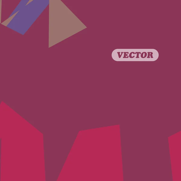 Triângulos coloridos abstratos — Vetor de Stock
