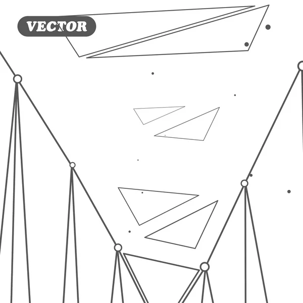 Contexto geométrico abstrato — Vetor de Stock