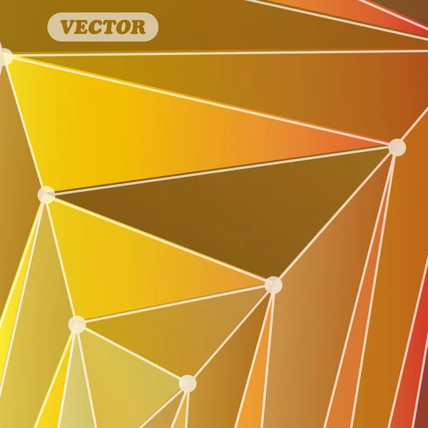 Triângulos coloridos abstratos — Vetor de Stock