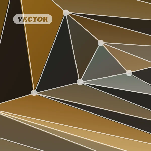 Abstrakte bunte Dreiecke — Stockvektor