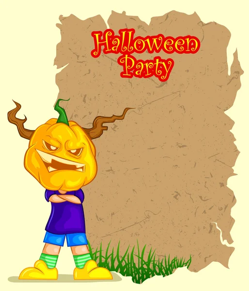 Vector ilustración de halloween feliz — Vector de stock