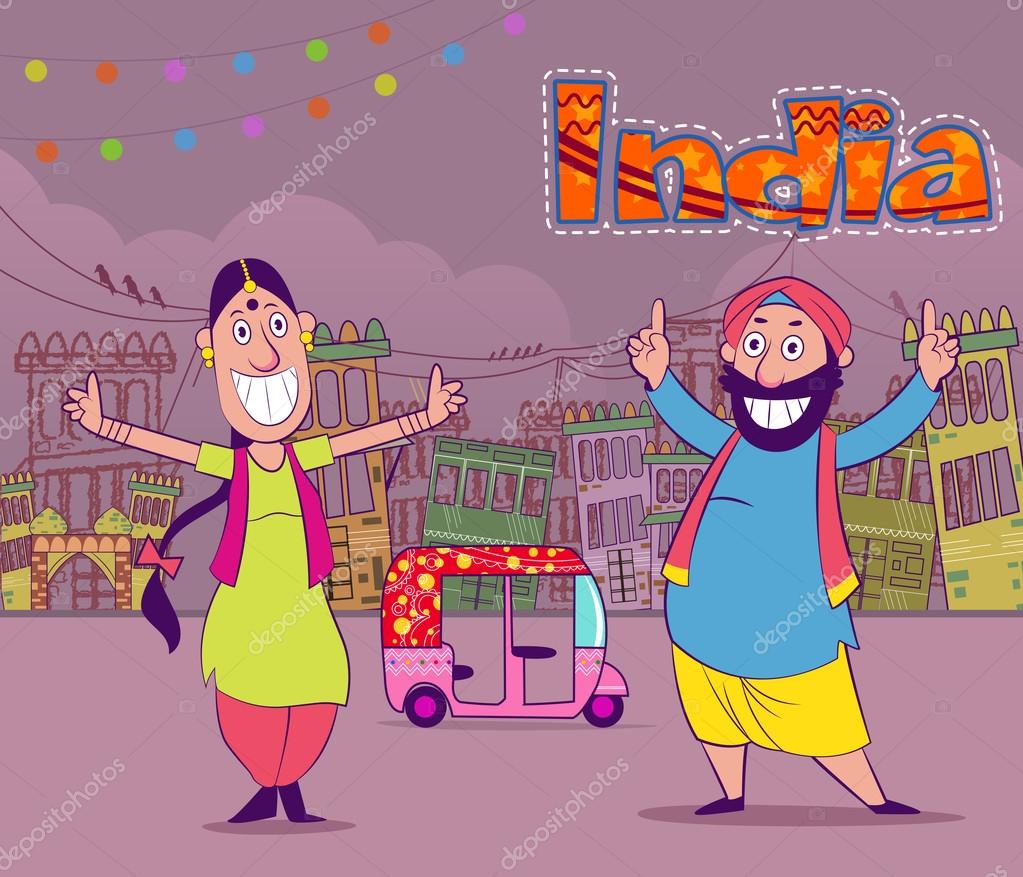 Happy punjabi india Stock Vector Image by ©ColorBolt #117465030 Happy punjabi india Stock Vector Image by ©ColorBolt #117465030