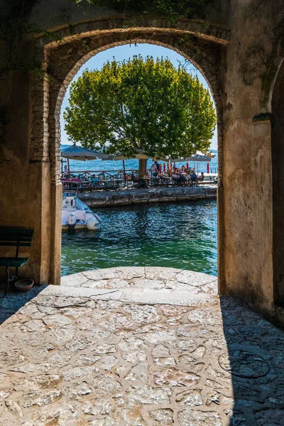 Lago Garda Punta San Viglio Italia — Fotografia de Stock