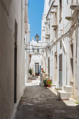 Ostuni kasabası, Apulia, İtalya