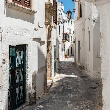 Ostuni kasabası, Apulia, İtalya