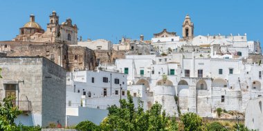 Ostuni kasabası, Apulia, İtalya