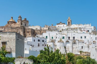 Ostuni kasabası, Apulia, İtalya