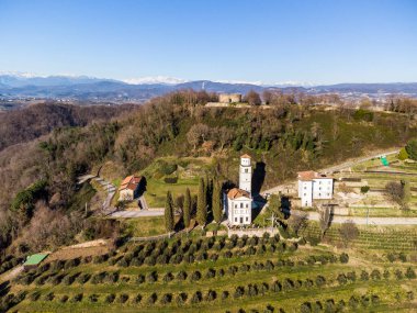 İtalya 'da Cormons doğa manzarası