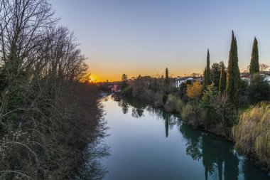İtalya 'da Cormons doğa manzarası