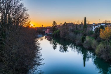 İtalya 'da Cormons doğa manzarası